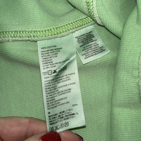 Tommy Bahama Relax Green 1/4 Zip Long Sleeve Cotton Sweater Sweatshirt Men's XL - Picture 6 of 9